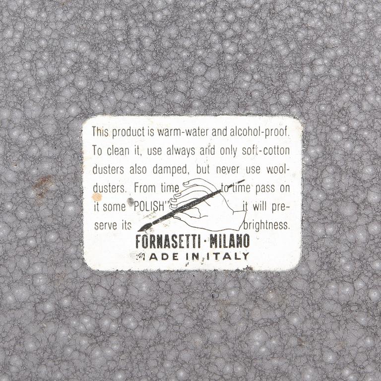BRICKA, plåt, Fornasetti, Italien. 1980-tal.