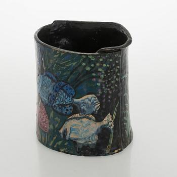 Dorrit von Fieandt, A ceramic vase, monogram signed DF. Unique piece. Latter half of the 20th century.