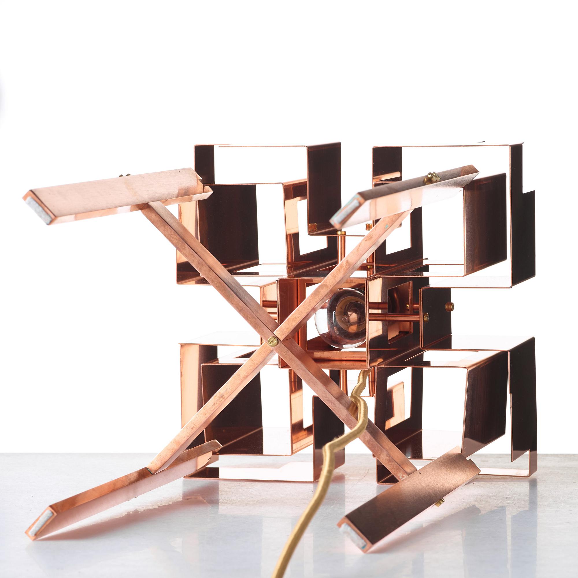 Folkform, "Suburban Skyline", bordslampa, Studio Folkform Edition 2015.