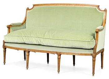 833. SOFFA. Frankrike, 1700-talets slut. Louis XVI.