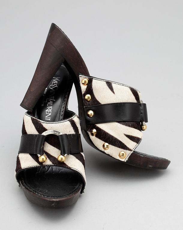 SANDALETTER,  ett par, Yves Saint Laurent, 2000-tal.