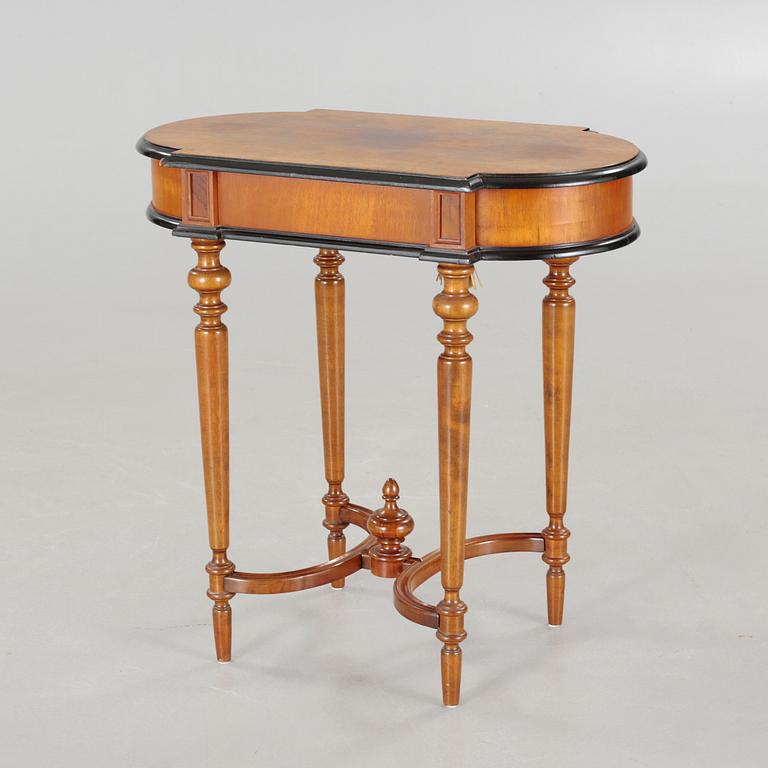 A sewing table, late 19th century.