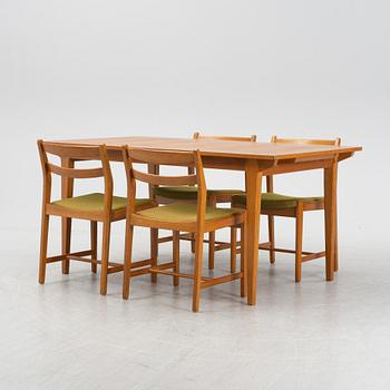 Bengt Ruda, a dining table and four chairs, 'Ulvö', IKEA.