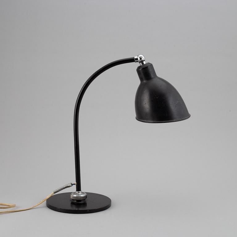 CHRISTIAN DELL, a model 2608 'Polo-Populär' table light, Bünte & Remmler, 1930's/40's.