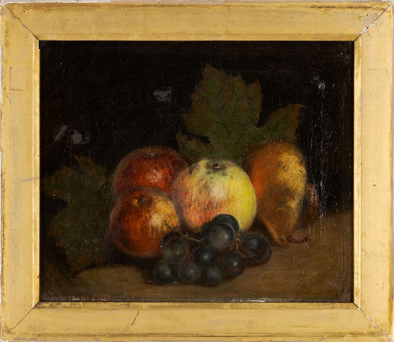 Unknown artist, 19th century. Fruit still life.