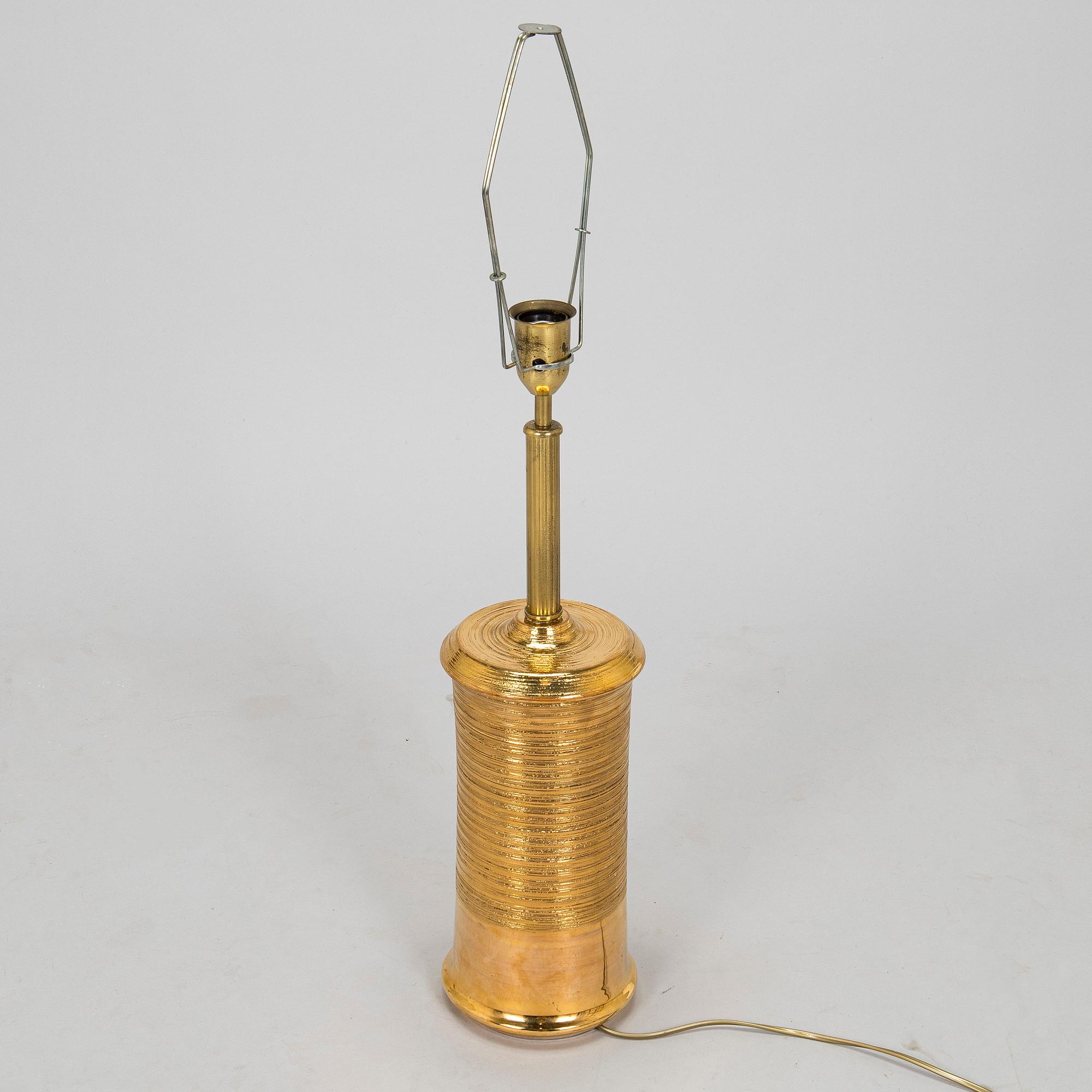 Aldo Londi, a 1960s/70s table lamp for Bitossi, Italy,