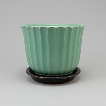EWALD DAHLSKOG, ytterfoder, fajans, "Tellus" storl 9, Bo Fajans, 1930/40-tal.