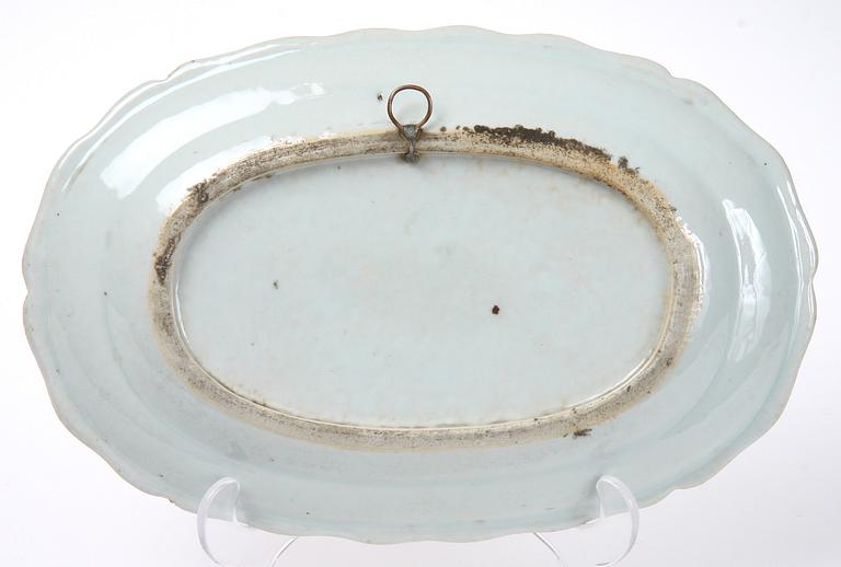 STEKFAT, porslin, Kina, 1700-tal.