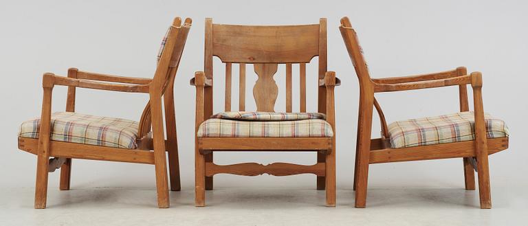 MÖBELGRUPP, 3+2+1, 1900-talets första hälft.