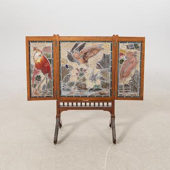 Screen/Fire screen Maple & Co around 1900.