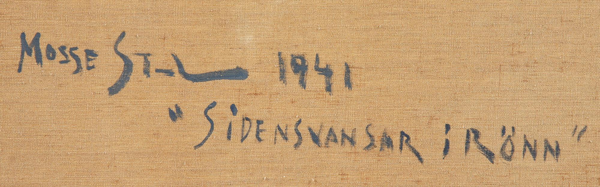 MOSSE STOOPENDAAL, olja på duk, sign o dat 1941.