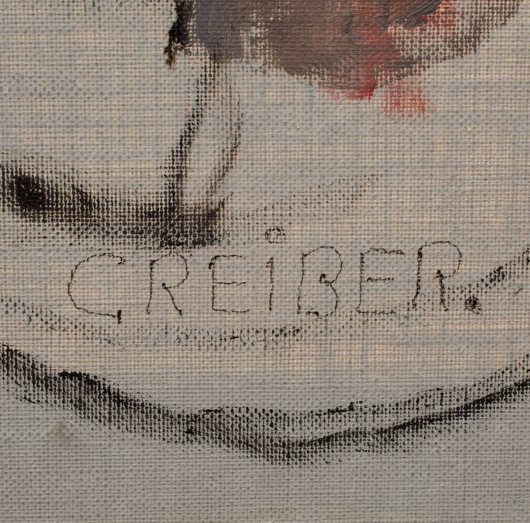 GUNNAR GREIBER, oljemålning på duk, signerad.