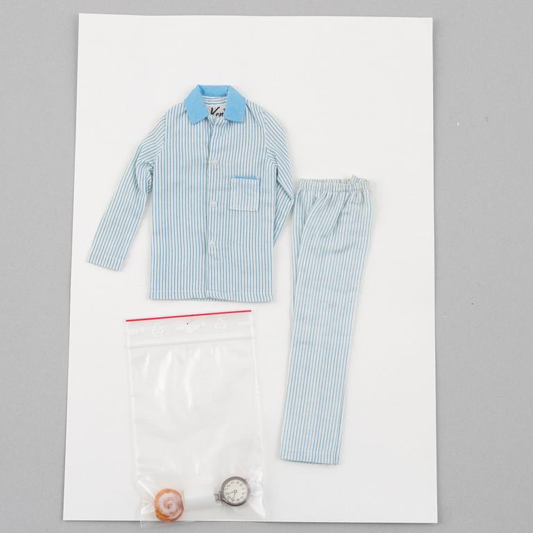 Clothing sets, Ken, 5 pcs, including "Ken Sleeper Set, 781" & "Ken Rally Day, 788", Mattel, 1960s.