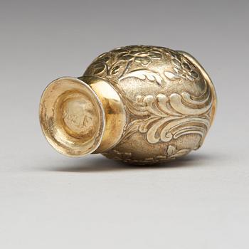 Otto Henrik Sjöberg, luktdosa, silver, Falun 1764. Rokoko.