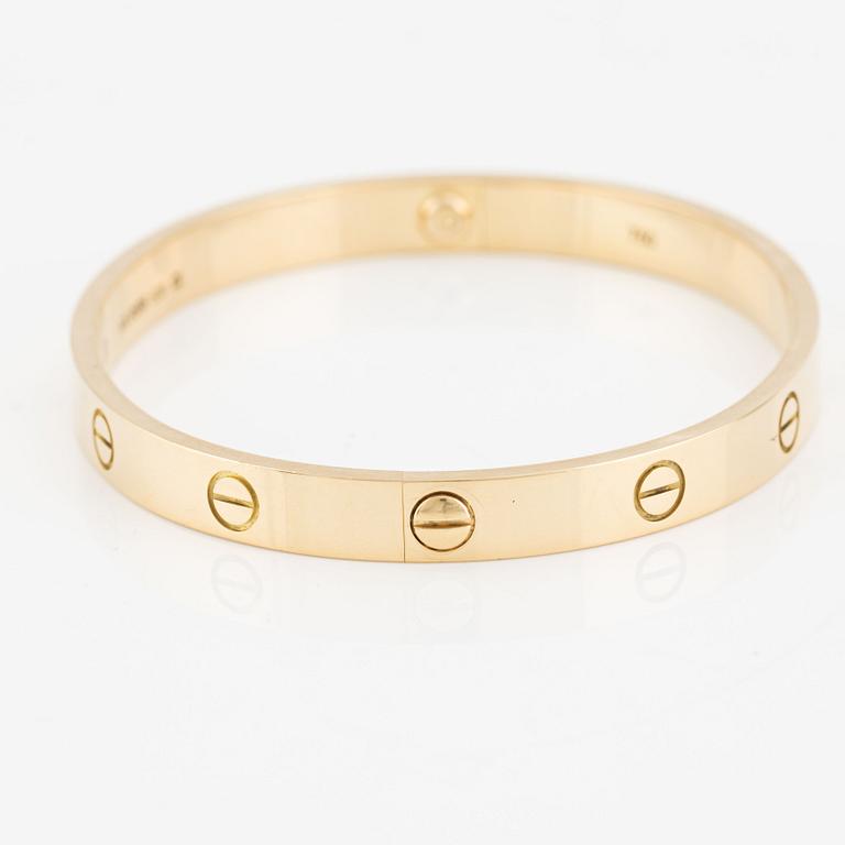 A Cartier "Love" bracelet 18K gold.