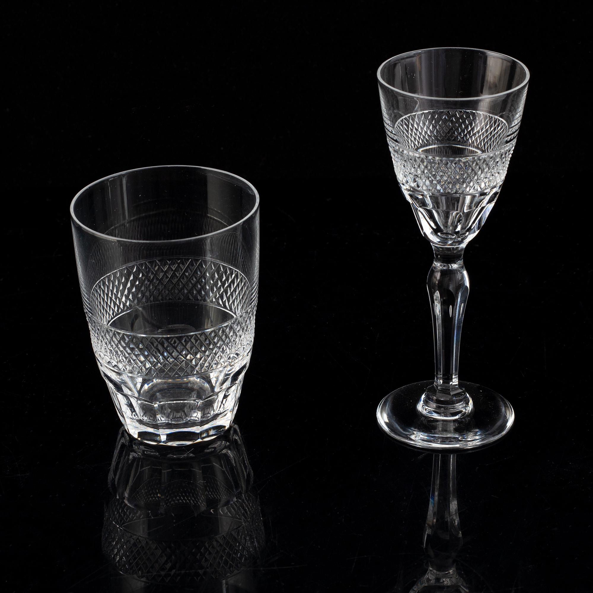 35 pieces Edward Hald, "Rio", Orrefors.