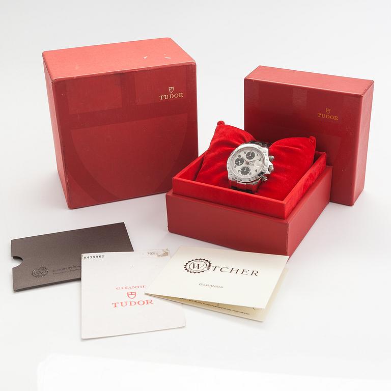 TUDOR, Prince date, Pre-Tiger panda, wristwatch, 39 mm.