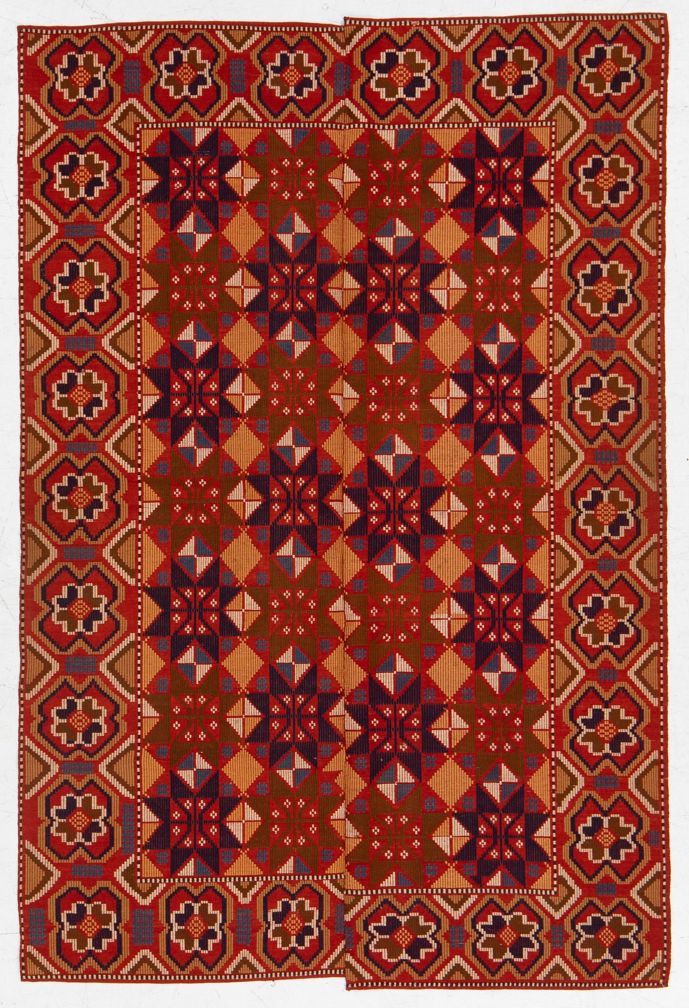A textile, Scandinavia, circa 1900, c. 195-200 x 130 cm.