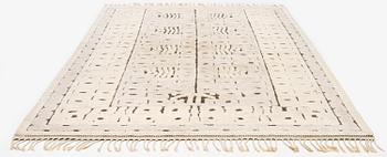 Märta Måås-Fjetterström, a carpet, 'Skvattram', knotted pile in relief, c. 270 x 164 cm, signed AB MMF.