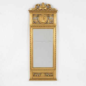 A Gustavian style mirror, Nils Sundell, first half of the 20th century.