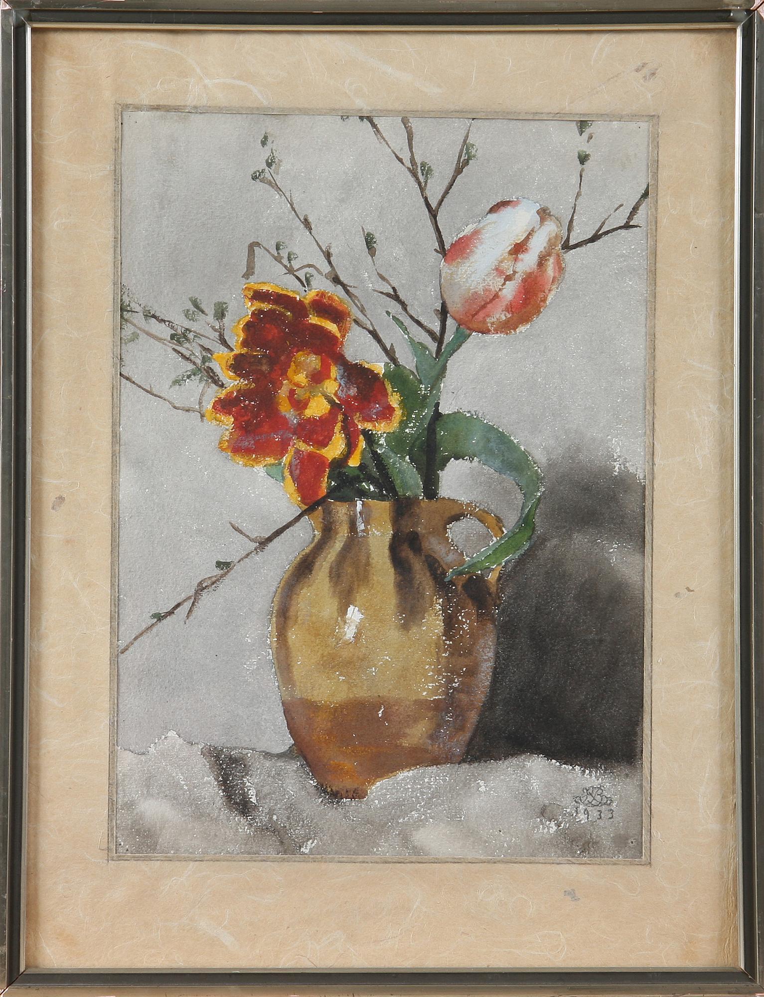 BROR OSCAR EUGEN BÖRJESON, akvarell, monogramsignerad o dat. 1933.