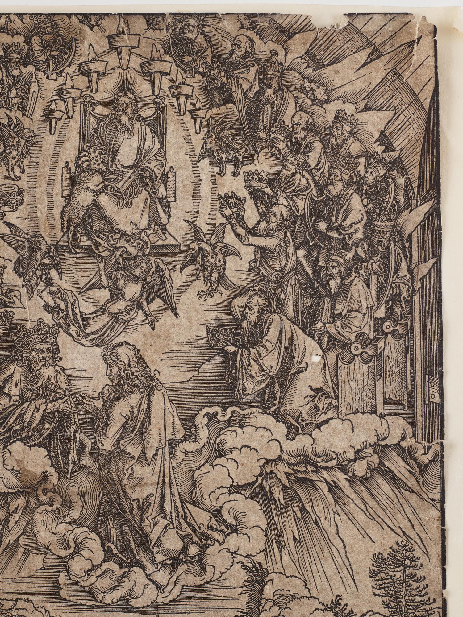Albrecht Dürer, "Saint John before God and the Elders ", likely 16th century.