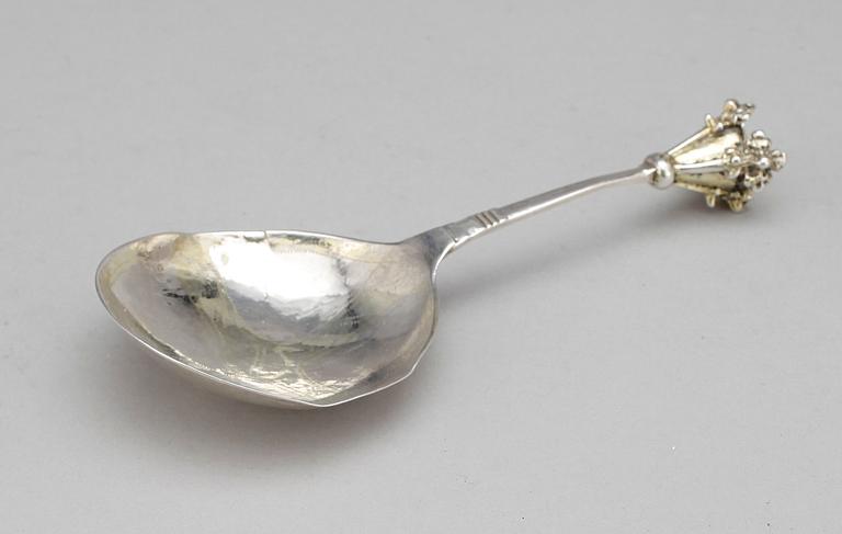 SUPSKED, silver, Skandinavien, 1700-tal. Vikt 35 g.