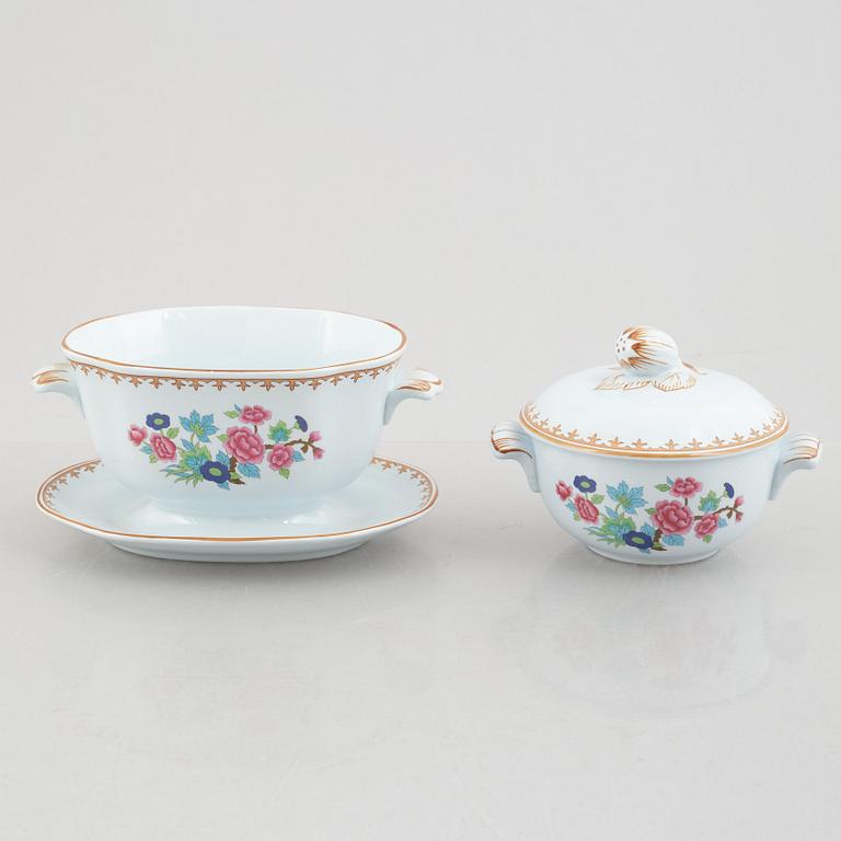 Dinner service, 148 pieces, stoneware, "Lotus", Rörstrand, second half of the 20th century.