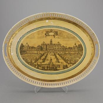 BRICKA, plåt, omkring sekelskiftet år 1900.