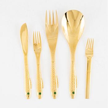 Gunnar Cyrén, a 29-piece 'Nobel' stainless steel  cutlery set, Gense, Yamazaki.