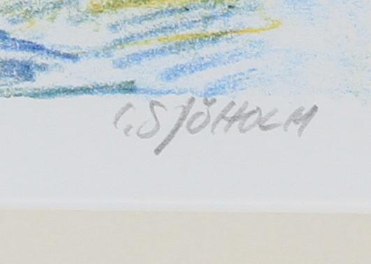 CHARLES SJÖHOLM, serigrafier, 2 st, sign och numr 85/320 resp 216/320.