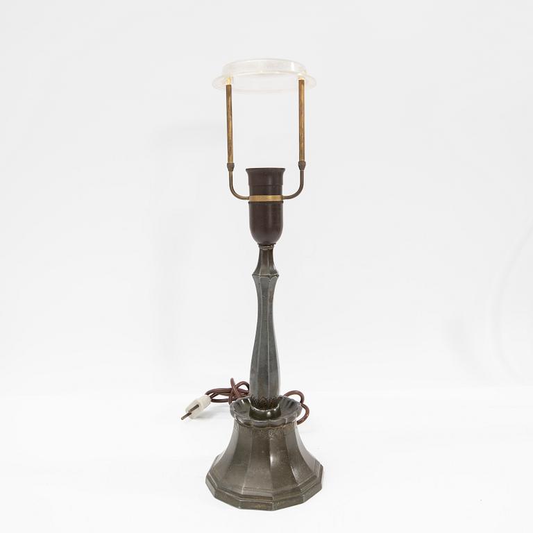 Just Andersen, bordslampa, Danmark, 1900-talets första hälft.