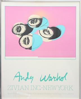 ANDY WARHOL, efter, affischer, 2 st.