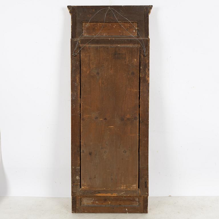 A Gustavian mirror, late 18th century.