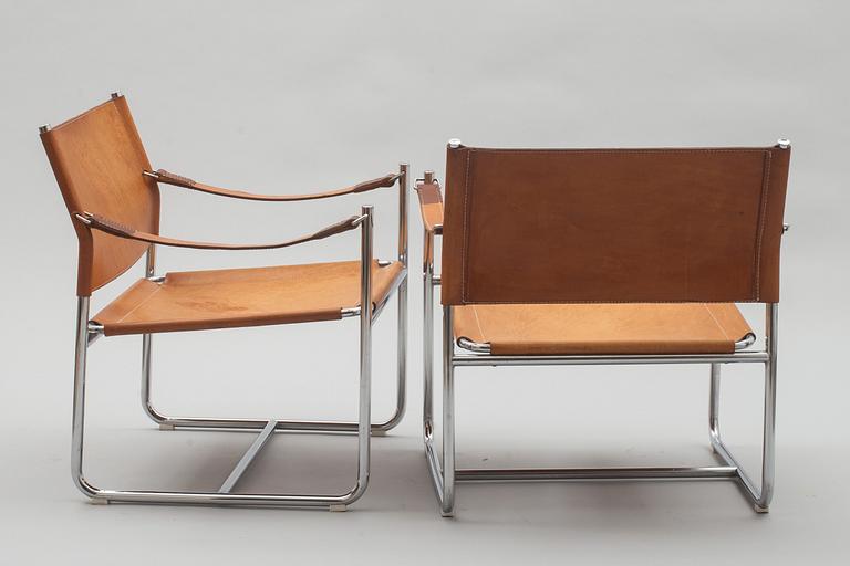 KARMSTOLAR, ett par, "Amiral", design Karin Mobring, IKEA, 1971.