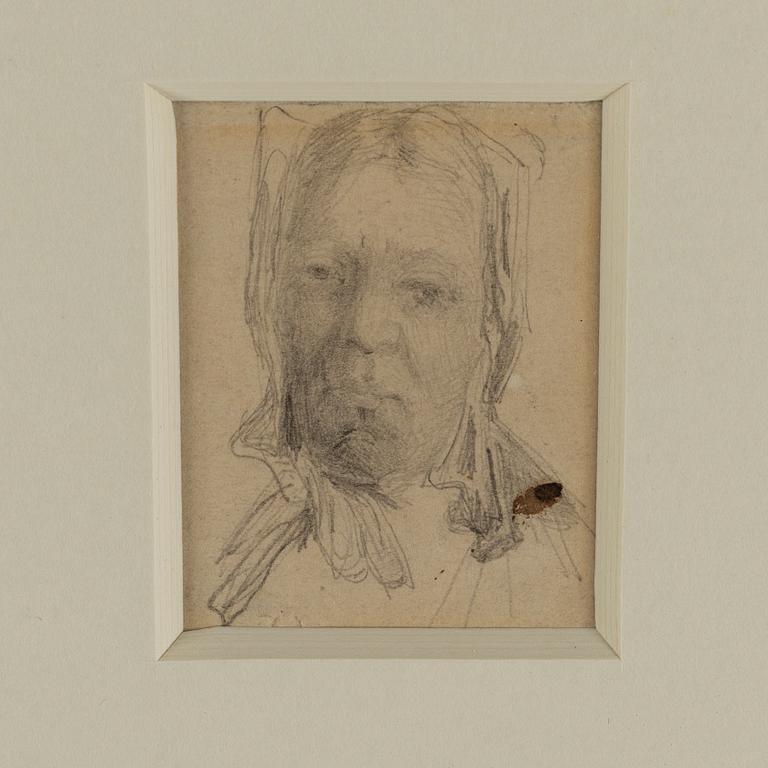 Carl Samuel Graffman, tusch och blyerts.