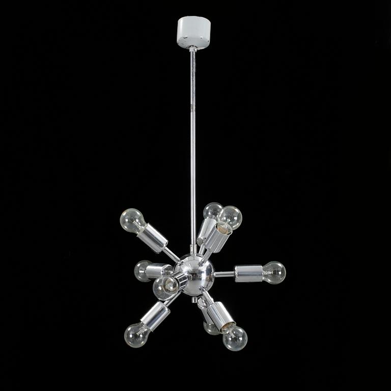 TAKLAMPA, 1960-tal. Höjd ca 73 cm.