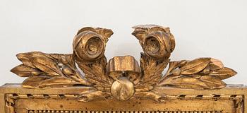 Spegellampett  Gustaviansk med Stockholms hallstämpel sent 1780/90-tal.