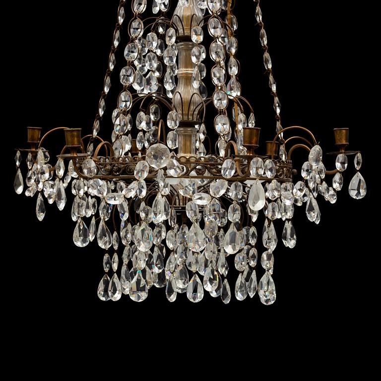 A mid 20th century chandelier.