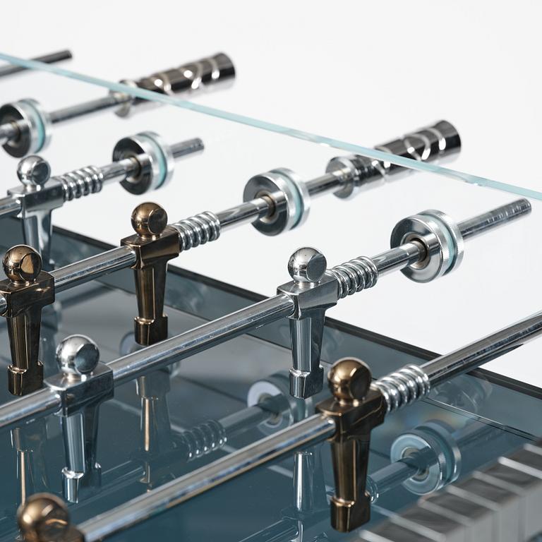 Adriano Design, foosball table, "Cristallino Classic", Teckell, Italy.
