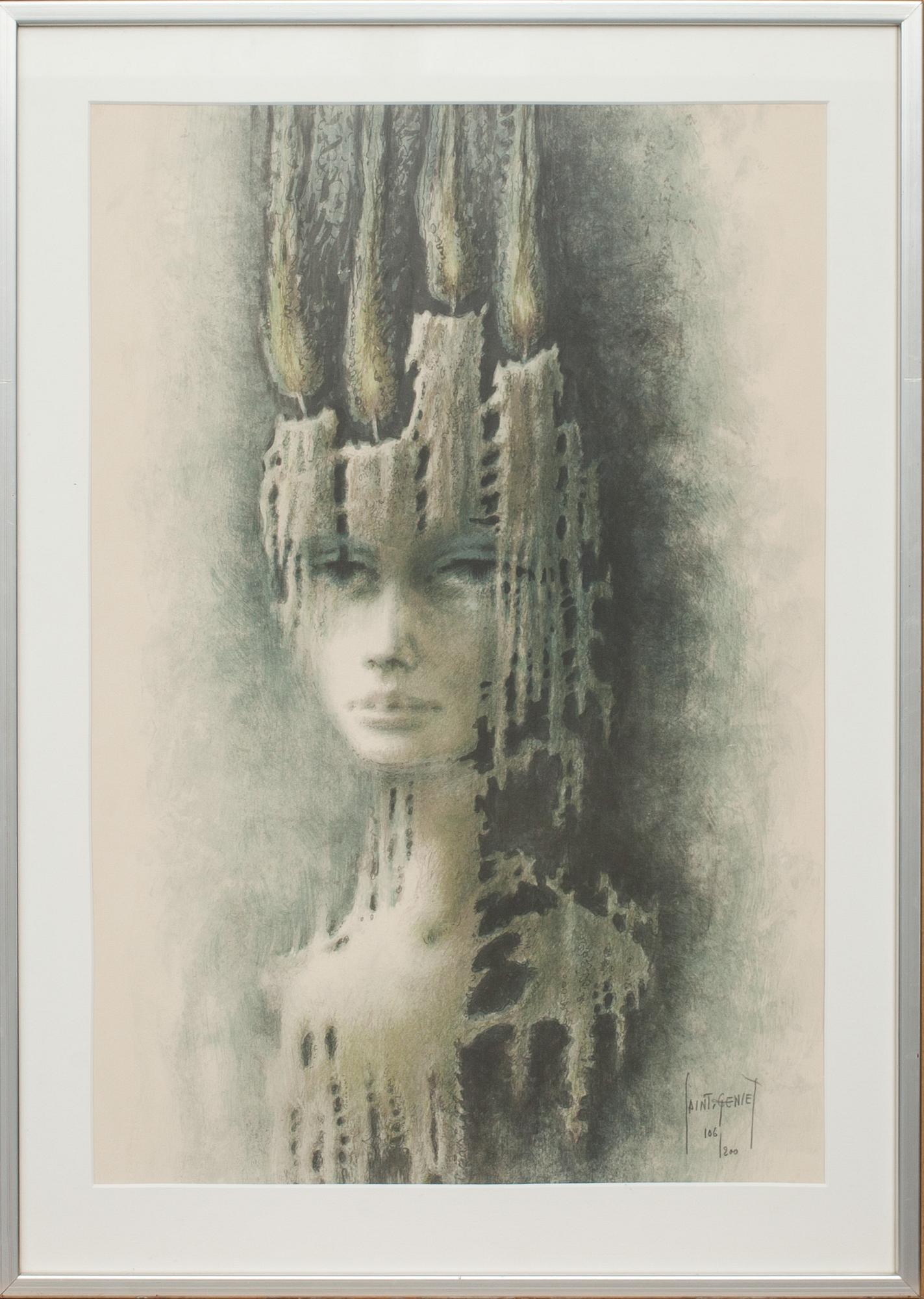 FRANCIS DE LASSUS SAINT-GENIES, litografier, 2 st, signerade varav en numrerad 106/200.