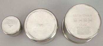 TAPIO WIRKKALA, 3 st, tenn, Tapio Wirkkala, Linna Tinaa, Finland 1900-talets andra hälft.