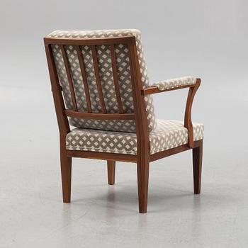 Josef Frank, a model 868 armchair, Firma Svenskt Tenn, Sweden.