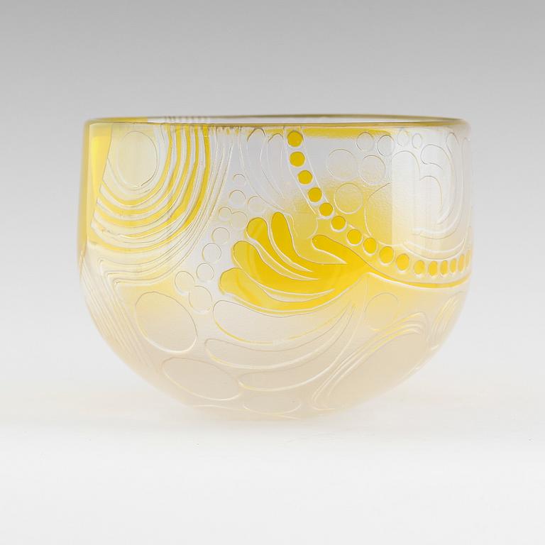 SKÅL, glas, Bertil Vallien, Boda-Åfors Unik.