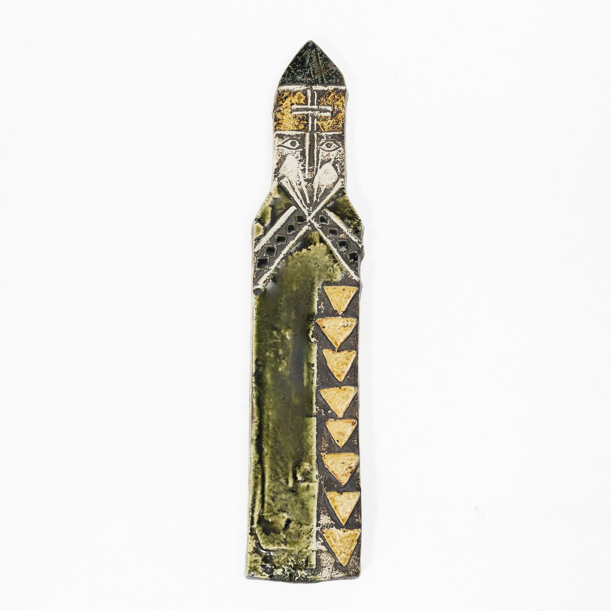 Lisa Larsson, Wall relief, stoneware, Gustavsberg.