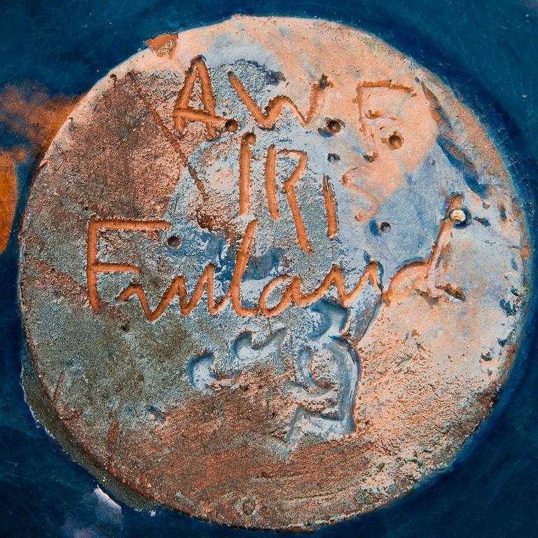 SKÅL MED LOCK, keramik, AWF, Iiris Finland.