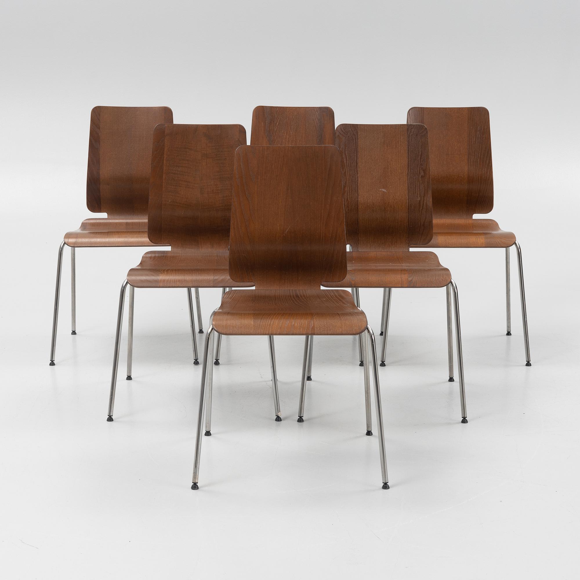 A set of six Gilbert chairs IKEA 1990 s. Bukowskis