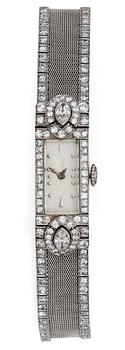 1376. VACHERON CONSTANTIN, manuell, briljanterat damur, tot. ca 4 ct.