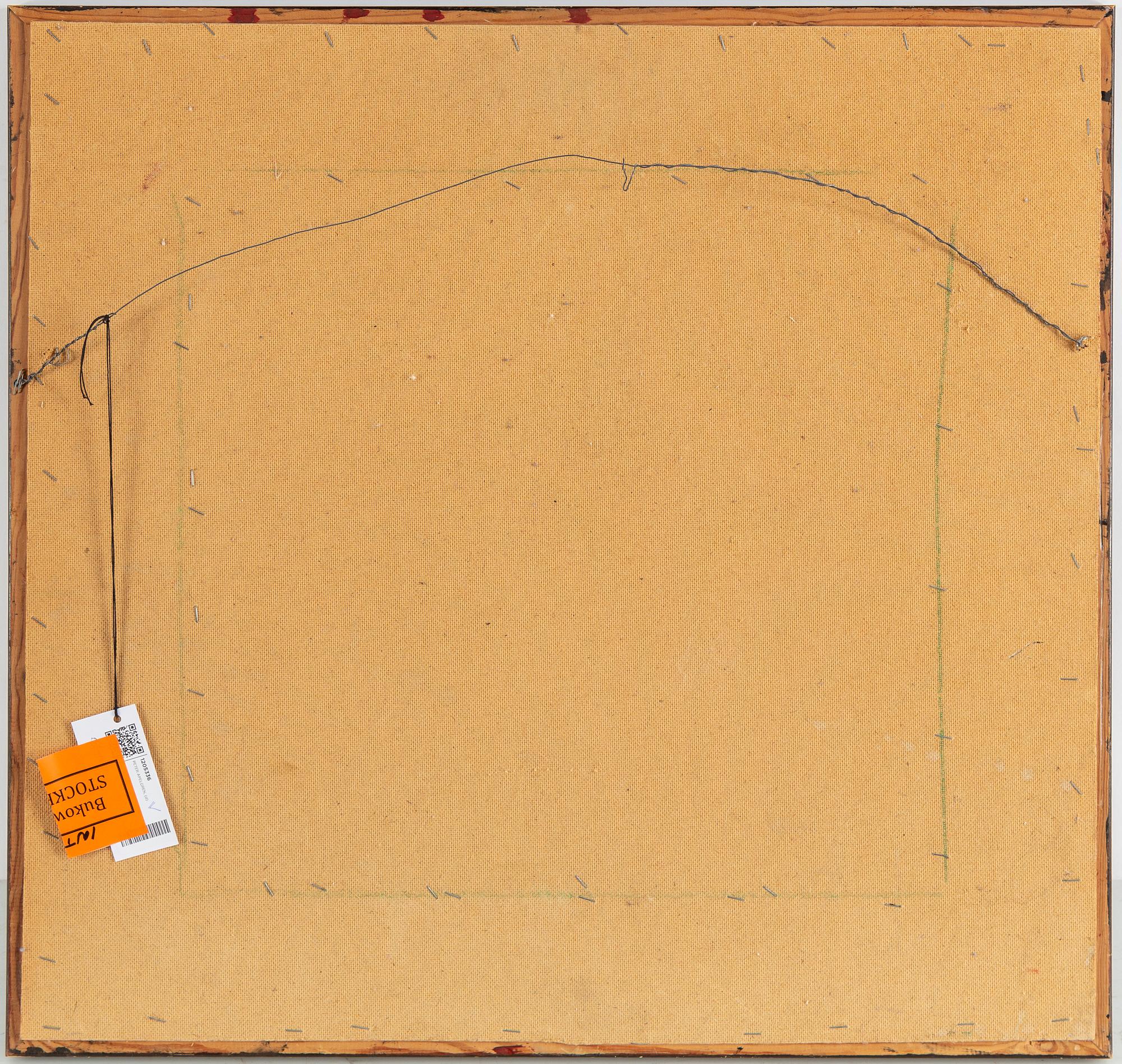 PETER APELGREN, olja på duk, ej signerad.