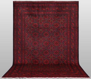 A Afghan fine carpet, 292 x 199 cm.
